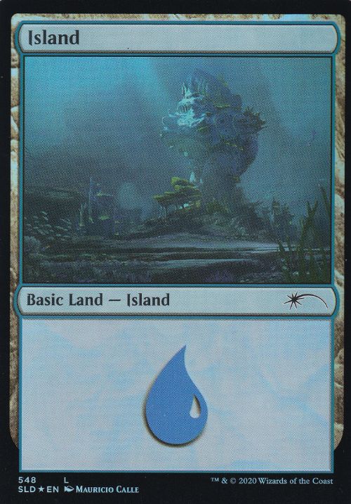 【ENG】【Foil】《島/Island》(548)[Secret Lair]