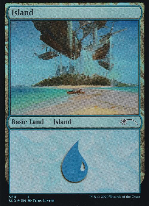 【ENG】【Foil】《島/Island》(554)[Secret Lair]