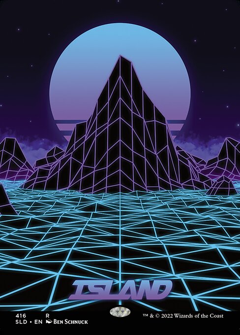 【ENG】【Foil】《島/Island》(416)[Secret Lair]