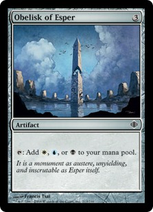 【ENG】【Foil】《エスパーのオベリスク/Obelisk of Esper》[ALA]