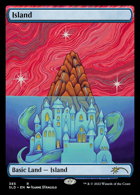 【ENG】【Foil】《島/Island》(385)[Secret Lair]