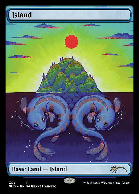 【ENG】【Foil】《島/Island》(386)[Secret Lair]