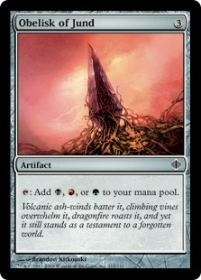【ENG】【Foil】《ジャンドのオベリスク/Obelisk of Jund》[ALA]