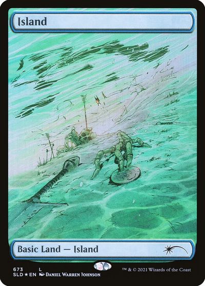【ENG】【Foil】《島/Island》(673)[Secret Lair]