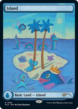 【ENG】【Foil】《島/Island》(1383)[Secret Lair]