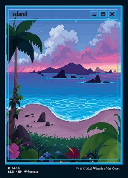 【ENG】【Foil】《島/Island》(1469)[Secret Lair]