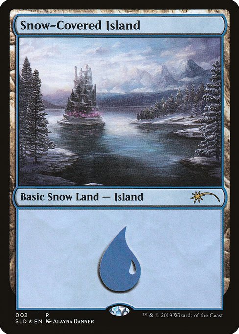 【ENG】【Foil】《冠雪の島/Snow-Covered Island》(002)[Secret Lair]