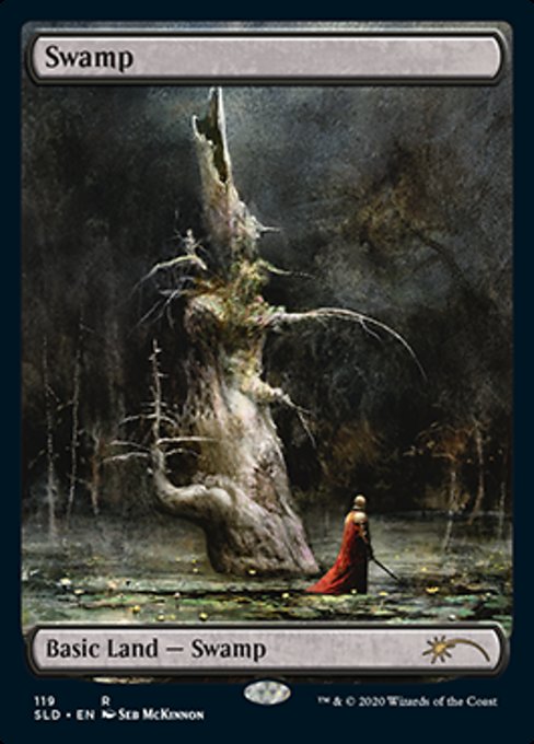 【ENG】【Foil】《沼/Swamp》(119)[Secret Lair]