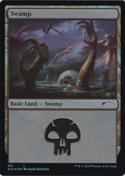 【ENG】【Foil】《沼/Swamp》(561)[Secret Lair]