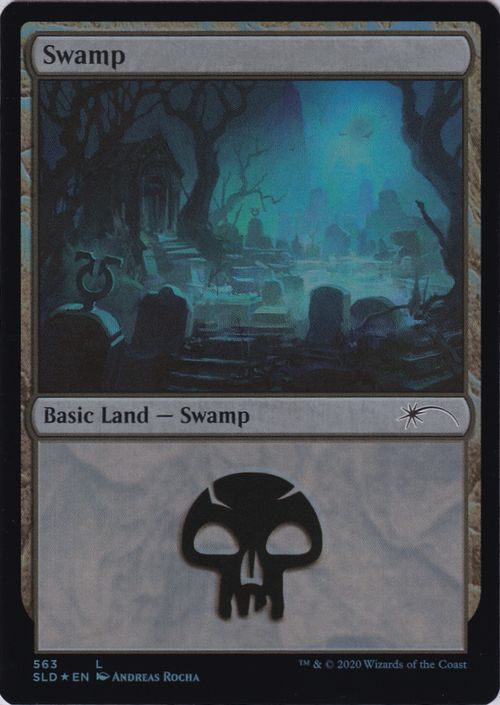 【ENG】【Foil】《沼/Swamp》(563)[Secret Lair]