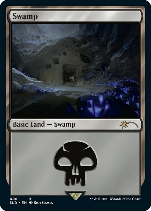 【ENG】【Foil】《沼/Swamp》(486)[Secret Lair]