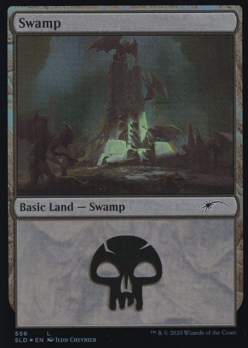 【ENG】【Foil】《沼/Swamp》(556)[Secret Lair]
