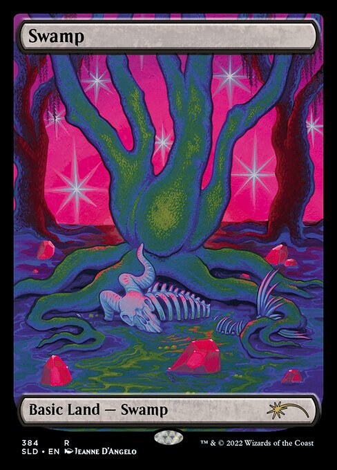 【ENG】【Foil】《沼/Swamp》(384)[Secret Lair]