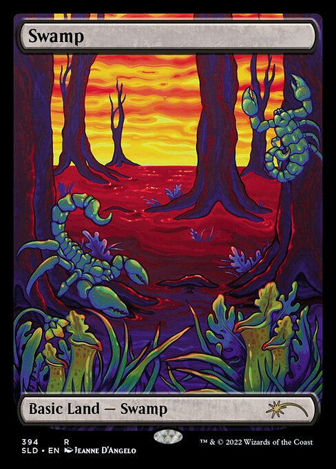 【ENG】【Foil】《沼/Swamp》(394)[Secret Lair]