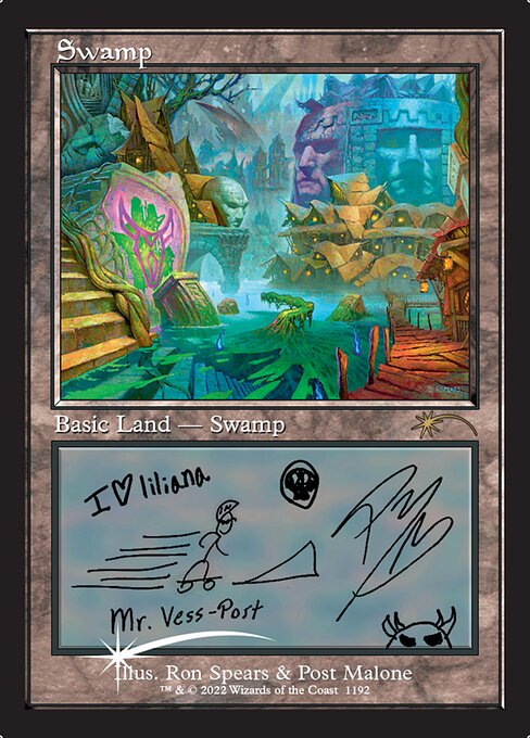 【ENG】【Foil】《沼/Swamp》(1192)[Secret Lair]