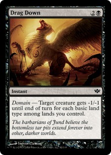 【ENG】【Foil】《引きずり下ろし/Drag Down》[CON]