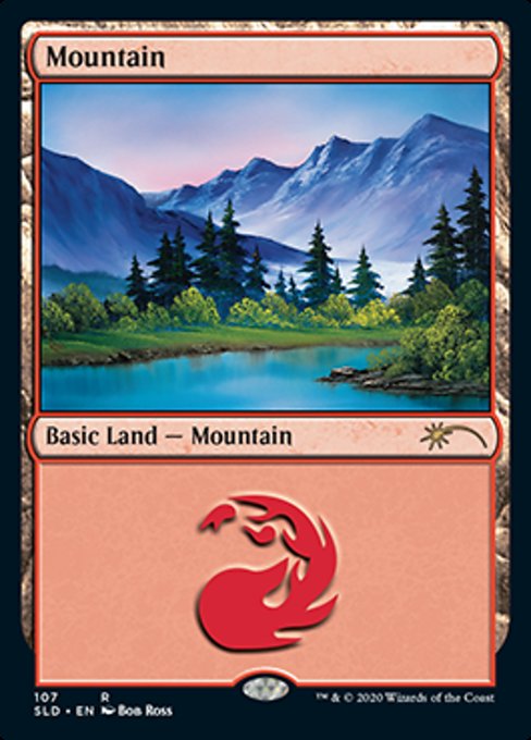 【ENG】【Foil】《山/Mountain》(107)[Secret Lair]