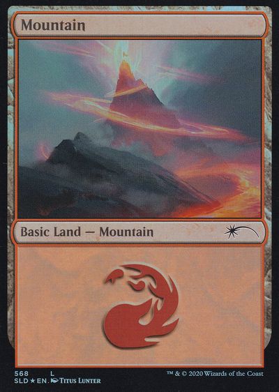 【ENG】【Foil】《山/Mountain》(568)[Secret Lair]
