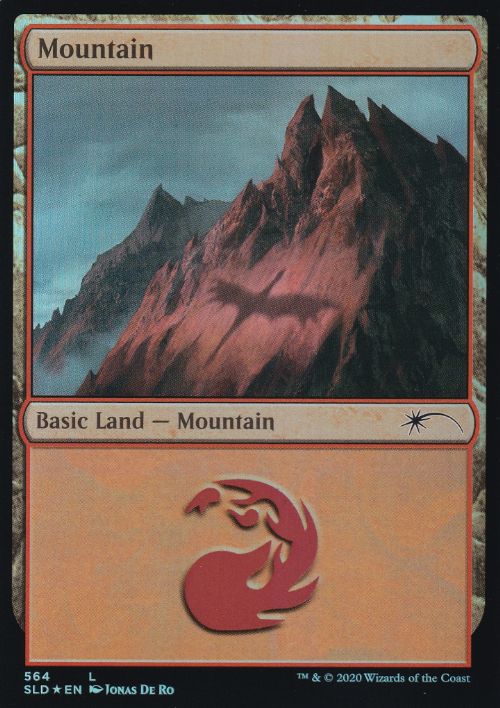 【ENG】【Foil】《山/Mountain》(564)[Secret Lair]