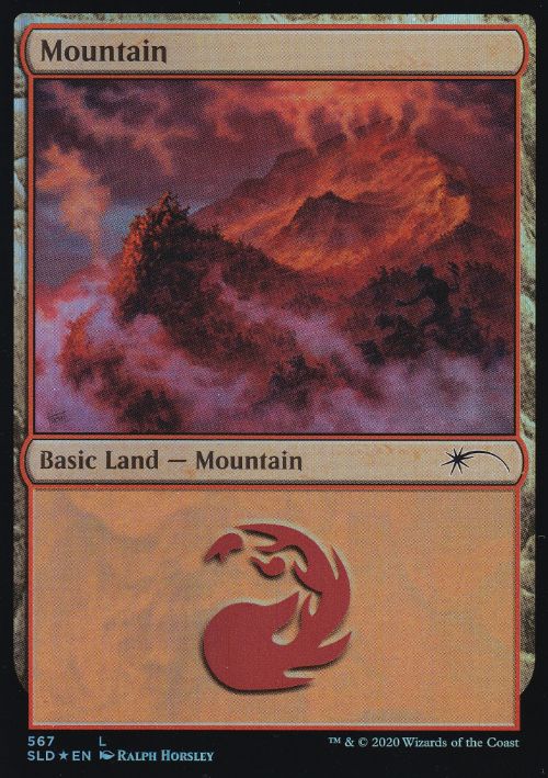 【ENG】【Foil】《山/Mountain》(567)[Secret Lair]