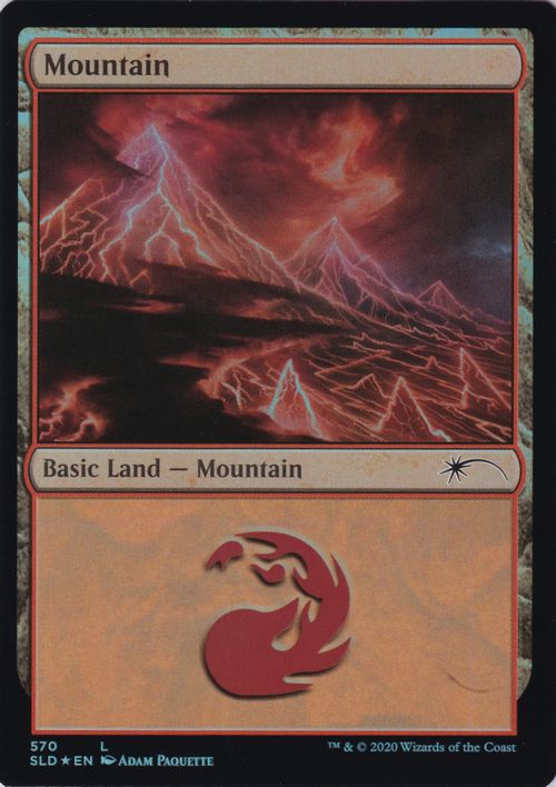 【ENG】【Foil】《山/Mountain》(570)[Secret Lair]