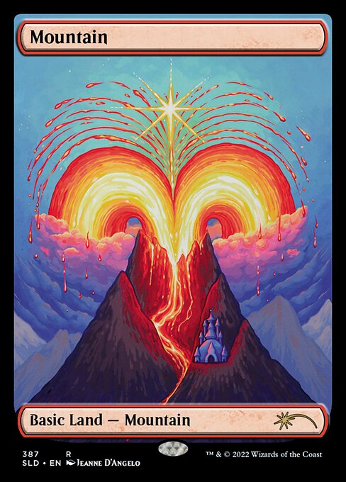 【ENG】【Foil】《山/Mountain》(387)[Secret Lair]