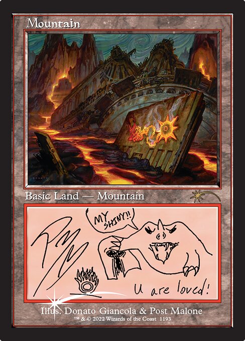 【ENG】【Foil】《山/Mountain》(1193)[Secret Lair]