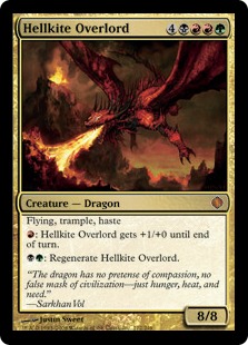 【ENG】《ヘルカイトの首領/Hellkite Overlord》[ALA]