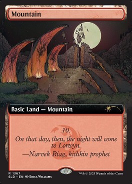 【ENG】【Foil】《山/Mountain》(1367)[Secret Lair]