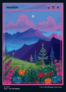 【ENG】【Foil】《山/Mountain》(1471)[Secret Lair]