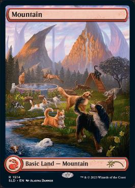 【ENG】【Foil】《山/Mountain》(1514)[Secret Lair]