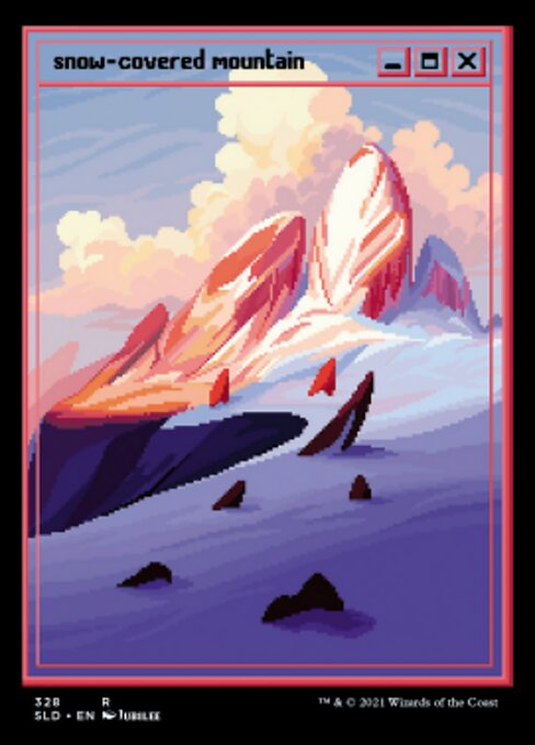 【ENG】《冠雪の山/Snow-Covered Mountain》(328)[Secret Lair]