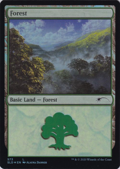 【ENG】【Foil】《森/Forest》(573)[Secret Lair]