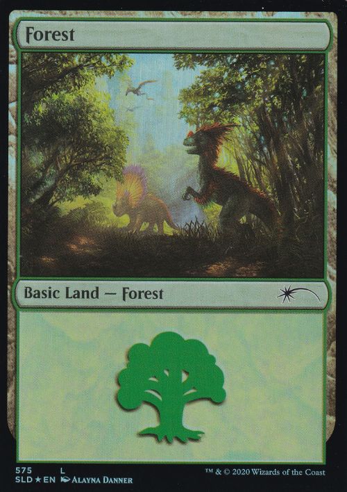 【ENG】【Foil】《森/Forest》(575)[Secret Lair]