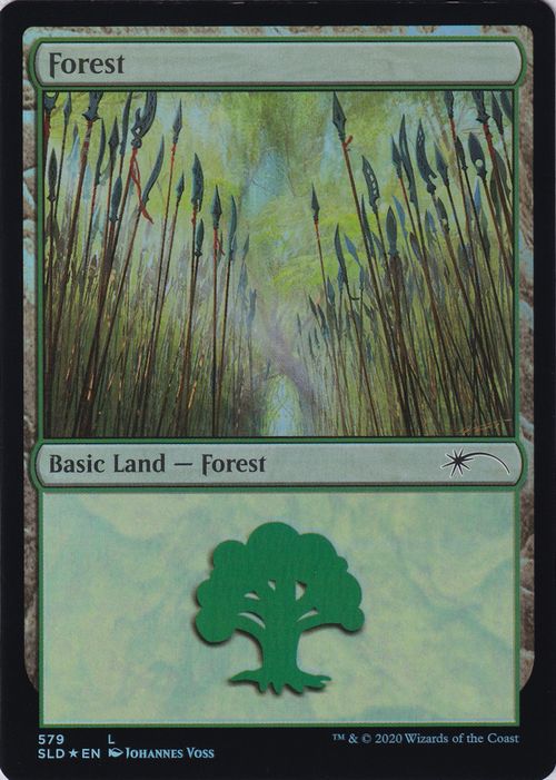 【ENG】【Foil】《森/Forest》(579)[Secret Lair]