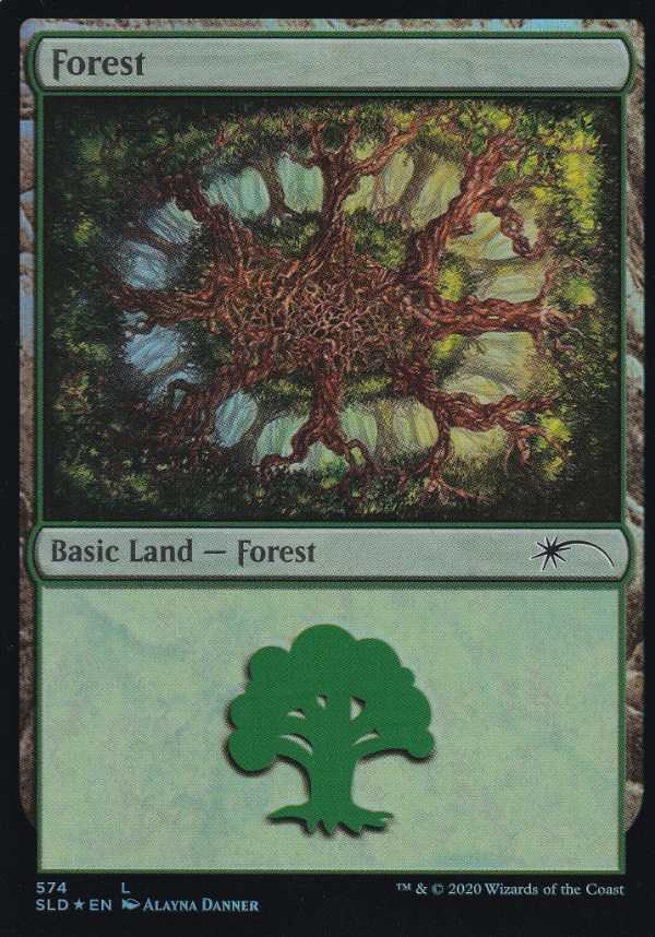 【ENG】【Foil】《森/Forest》(574)[Secret Lair]