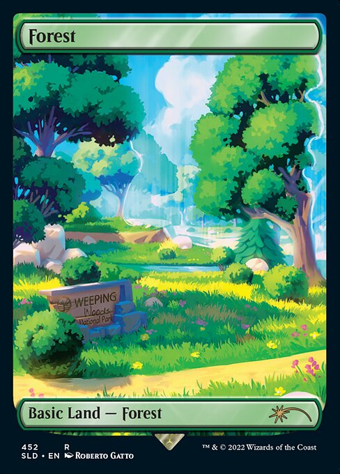 【ENG】【Foil】《森/Forest》(452)[Secret Lair]