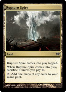 【ENG】【Foil】《断ち割る尖塔/Rupture Spire》[CON]