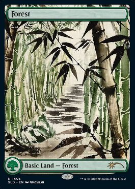 【ENG】【Foil】《森/Forest》(1403)[Secret Lair]