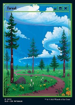 【ENG】【Foil】《森/Forest》(1472)[Secret Lair]