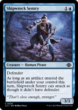 【ENG】【Foil】《難破船の歩哨/Shipwreck Sentry》[LCI]
