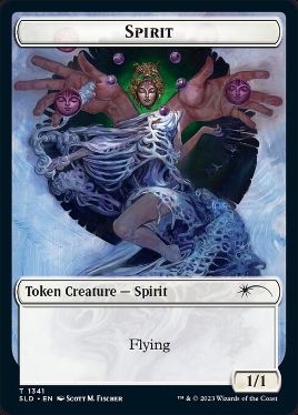 【ENG】《スピリット+アジャニの群れ仲間トークン/Spirit+Ajani's Pridemate Token》(1341/M20)[Secret Lair]