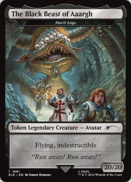 【ENG】【Foil】《マリット・レイジトークン/Marit Lage Token》(1681)[Secret Lair]