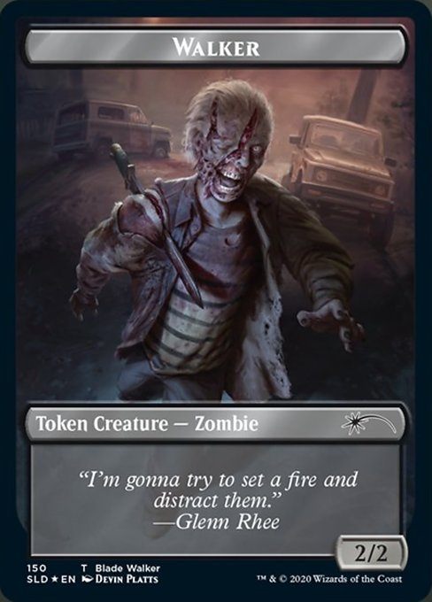 【ENG】【Foil】《Walkerトークン》(150/151)[Secret Lair]