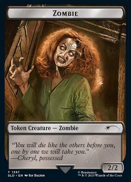 【ENG】【Foil】《ゾンビトークン/Zombie Token》(1357)[Secret Lair]