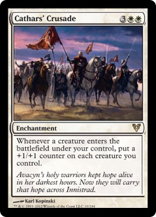 【ENG】【Foil】《聖戦士の進軍/Cathars' Crusade》[AVR]