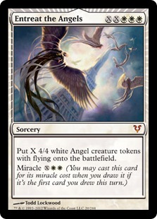 【ENG】【Foil】《天使への願い/Entreat the Angels》[AVR]