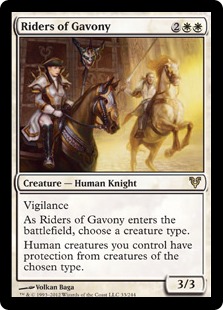 【ENG】【Foil】《ガヴォニーの騎手/Riders of Gavony》[AVR]