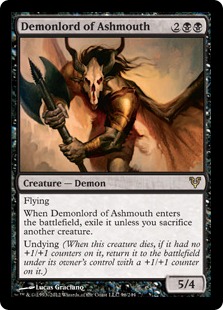 【ENG】【Foil】《灰口の悪魔王/Demonlord of Ashmouth》[AVR]