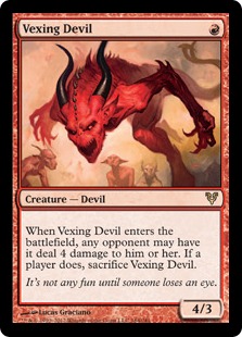 【ENG】【Foil】《苛立たしい小悪魔/Vexing Devil》[AVR]